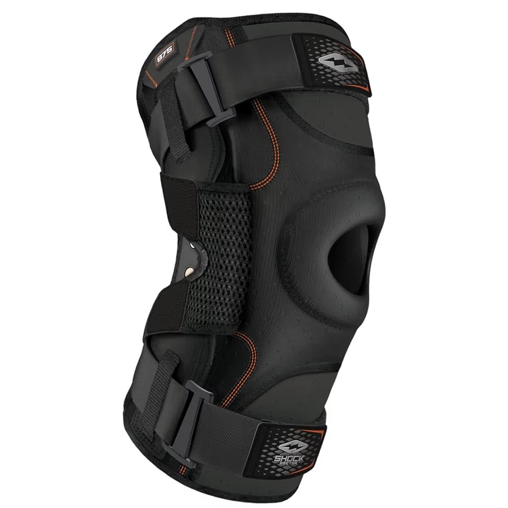 Shock Doctor Black Orange Arthritis Knee Brace 875 Wrap XL VELCRO